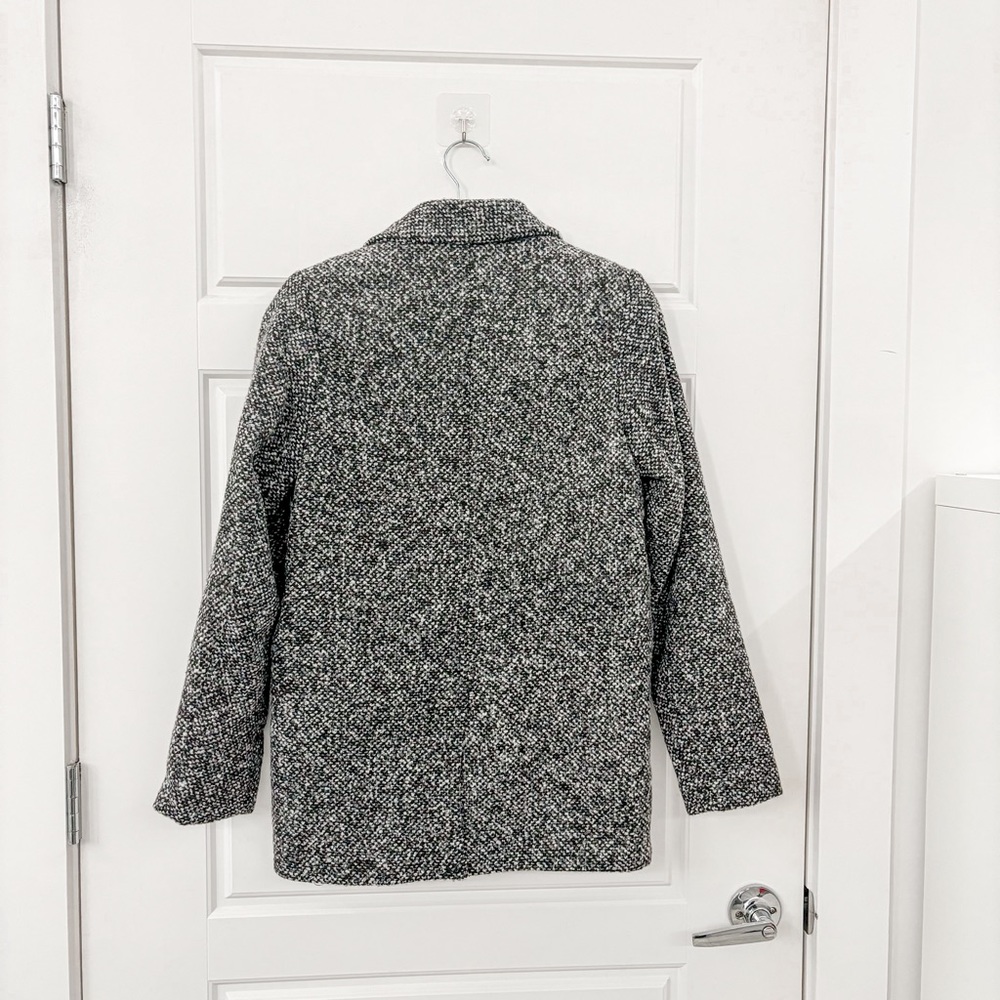 NEW Abercrombie & Fitch Heavyweight Textured Blazer Coat - Picture 6 of 7
